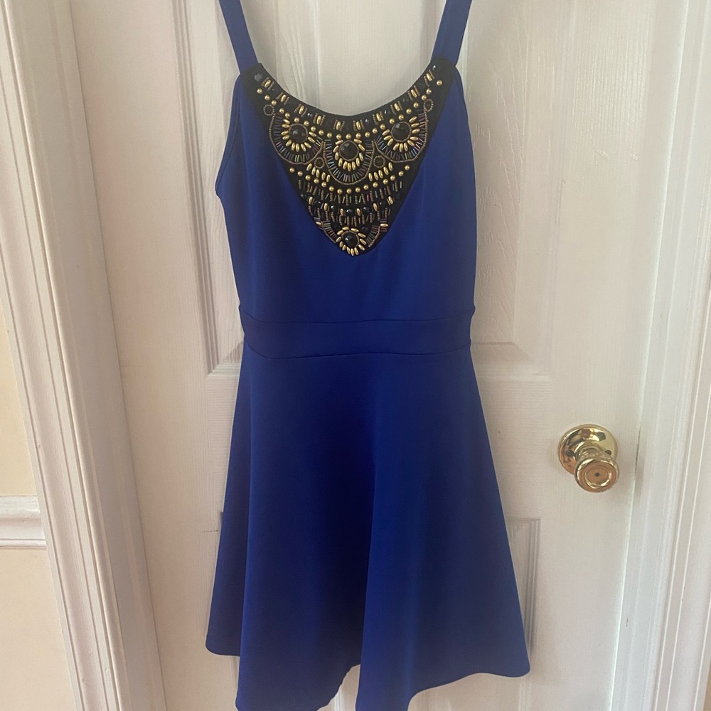 Charlotte Russe Royal Blue dress size S.